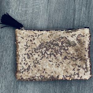 Cosmetic Gold Bag Ipsy